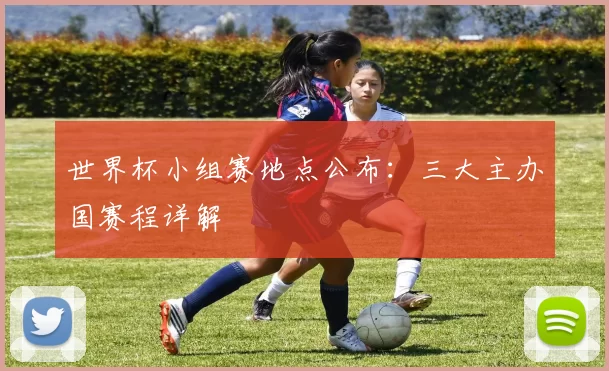 世界杯小组赛地点公布:三大主办国赛程详解