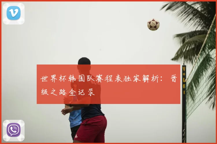 世界杯韩国队赛程表独家解析：晋级之路全记录